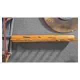 SPLIT LOG WALL COAT RACK