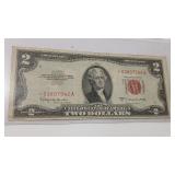 1953C  $2 STAR RED SEAL NOTE