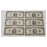 6 - 2017 $2 NOTES