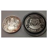 2 - 1 OZ SILVER ROUNDS