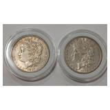 1887 O & 1898 MORGAN DOLLARS