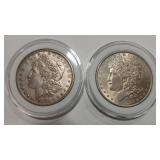 1879 &1889 MORGAN DOLLARS