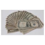 25 - 1957 $1 SILVER CERTIFICATES