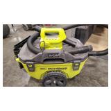RYOBI CORDLESS WET DRY VAC W/ 18V BATTERY