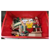 BRIO LIGHT & SOUND WOOD TRAIN SET & TRACKS