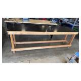 9' WOOD WORK BENCH