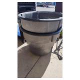 2 RUBBERMAID 70 GALLON WATER TROUGHS