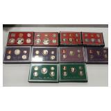 1977 - 78-80-81-84-85-89-93-95-96 PROOF SETS