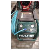 ROLAIR VT25BIG 5.3 GALLON AIR COMPRESSOR ON WHEELS