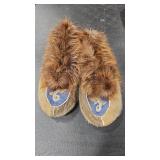 INUIT BEADED FUR MOCASSINS