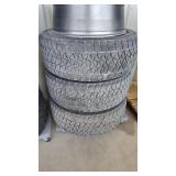 3 BRIDGESTONE BLIZZAK TIRES 285/45 R22 TIRES AND