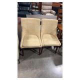 2 UPHOLSTERED ACCENT CHAIRS