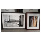 2 FRAMED PHOTOS