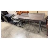 INDUSTRIAL STYLE DESK, NESTING TABLES & ACCENT