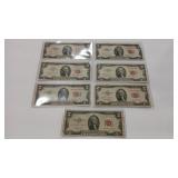 7 - RED SEAL $2 RED SEAL NOTES