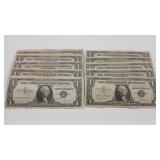 10 - 1957  $1 SILVER CERTIFICATES