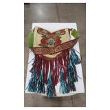 FELICITY TRAVEL TELI COLLECTION HIDE/BEADED BAG