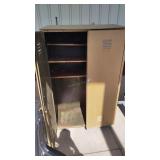 METAL 2 DOOR STORAGE CABINET 55' H X 36' WIDE