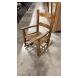 VINTAGE WOOD CHILD'S ROCKER