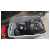 4 MOTORCYCLE HELMETS