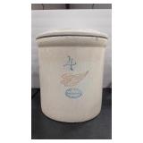 #4 REDWING CROCK  W/ #5 LID