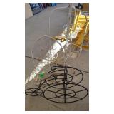 3 METAL PLANT STANDS