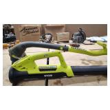 RYOBI 18V LEAF BLOWER AND WEED TRIMMER