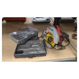2.5 SKILSAW 13 AMP CIRCULAR SAW, SOLDERING GUN &