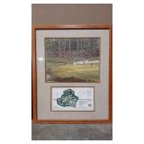 AUGUSTA NATIONAL GOLF CLUB-COURSE FRAMED PRINT