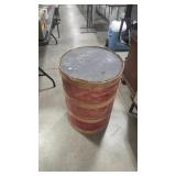 WWII STYLE DRY GOODS SHIPPING BARRELL