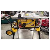 DEWALT DWE7491 10' TABLE SAW W/ STAND