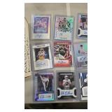 MIX OF FOOTBALL & BASEBALL AUTO CARDS
