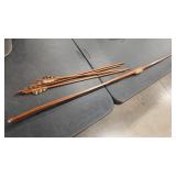 1950'S LONG BOW & ARROWS