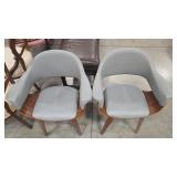 2 - MCM STYLE ACCENT CHAIRS
