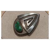 925 TURQUOISE BROOCH