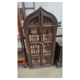 CATHEDRAL STYLE CURIO/DISPLAY CABINET