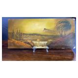 LEONARD LOPP ORIGINAL OIL ON BOARD
