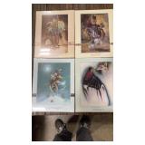 4 - NATIVE AMERICAM PRINTS W/BLESSINGS