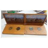 2 - 1.5 OZ SILVER MONTANA CENTENNIAL ROUNDS &