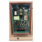 GOLF & TENNIS SHADOW BOX ART