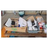 GROUP OF ELECTRICAL FUSES AND SWITCH COVERS