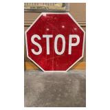 STOP METAL SIGN
