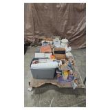 CART OF UNCLAIMED ITEMS