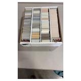 BOX OF MLB AND NFL SPORTS CARDS