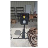 LARGE METAL MAILBOX ON STAND