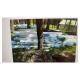 INDUSTRIAL WHITE DRAINAGE PIPE OF VARIOUS SIZES