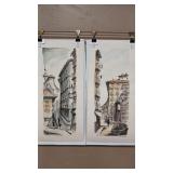 2 - CARLOS ALIAGA ORIGINAL WATERCOLOR
