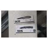 2- SOG FIELD PUP 1 FIXED BLADE AND ESCAPE KNIFE
