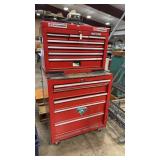 CRAFTSMAN 12 DRAWER ROLLING TOOLBOX W/ ASSORTED TO