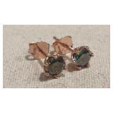 925 ROSE GOLD COLOR MOISSANITE  GRA CERT